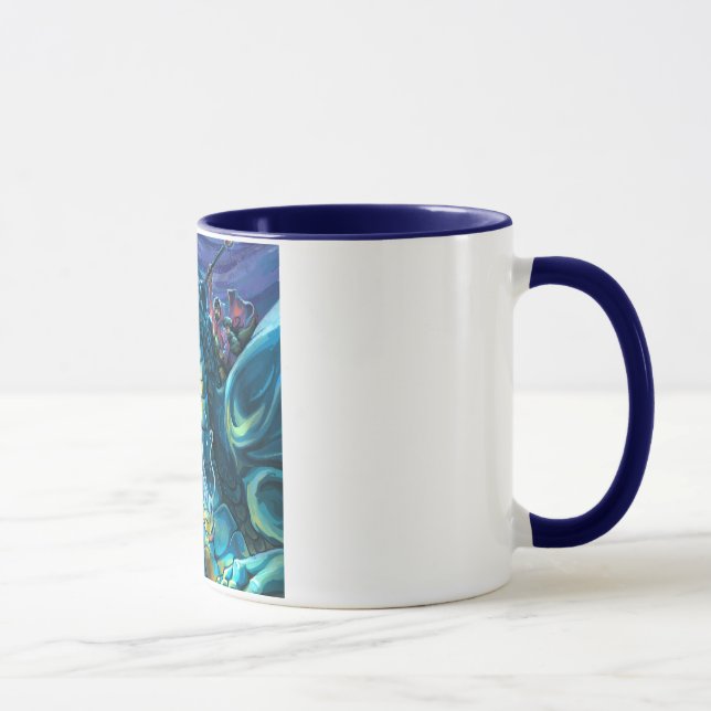 Drachenreiter und Zauberer Tasse (Rechts)