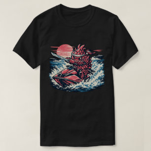 Drachenschlachten-Jet-Ski-Duellant — Vintage-Somme T-Shirt