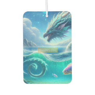 Drachenschlucht Ozeanszene — Fantasy-Drache Autolufterfrischer