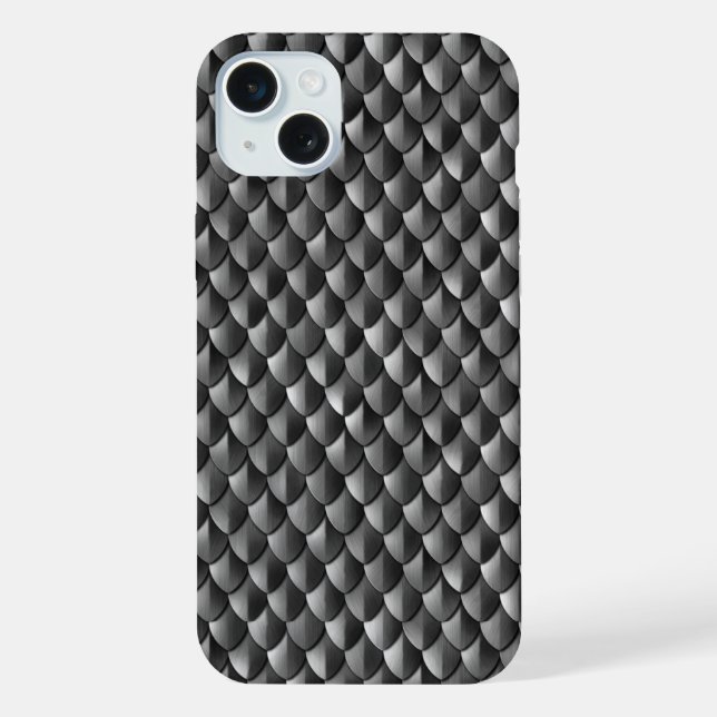 Drachenschuppen iPhone 15 Plus Hülle (Rückseite)
