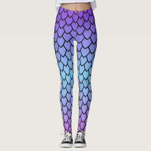 Drachenschuppenmuster Leggings