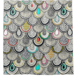 Drachenskala Duschvorhang