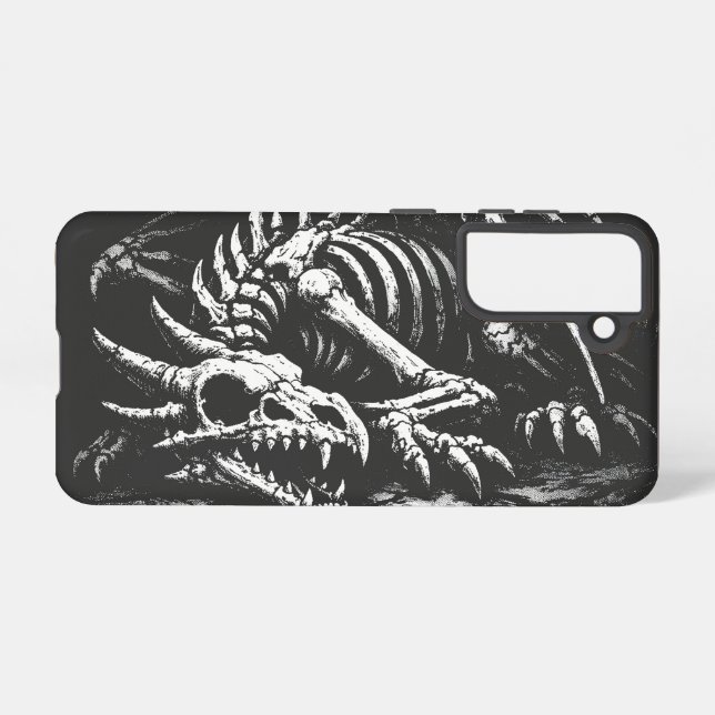 Drachenskelett — von BurnsInHell Samsung Galaxy Hülle (Rückseite (Horizontal))