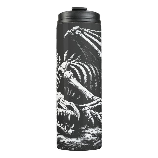 Drachenskelett — von BurnsInHell Thermosbecher (Vorderseite)