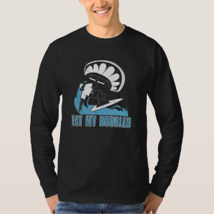 Drachensurfen Kitesurfen Strand Kitesurfer Iss Me T-Shirt