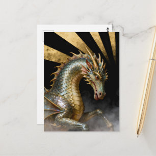 Drachentier Postkarte