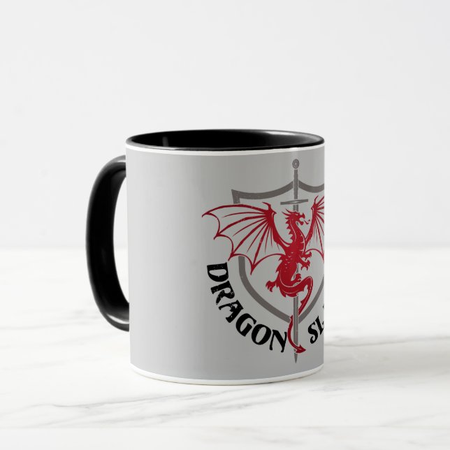 Drachentöter Tasse (Vorderseite Links)