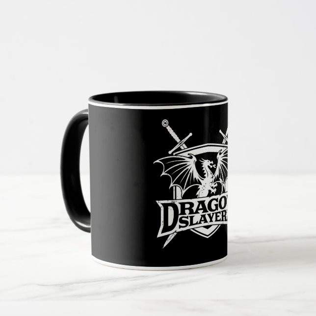 Drachentöter Tasse (Vorderseite Links)