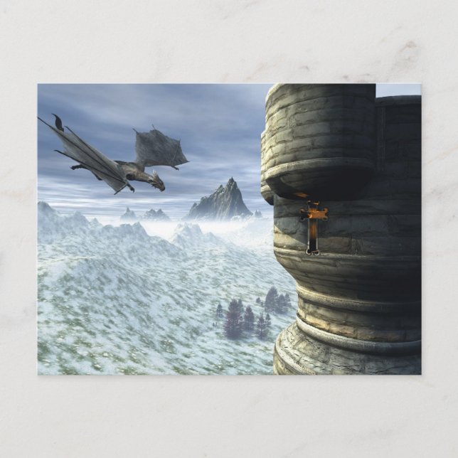 Drachenturm Postkarte (Vorderseite)