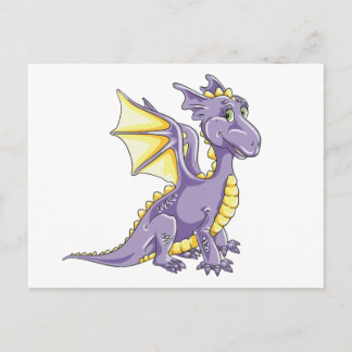 Drachenviolett Postkarte