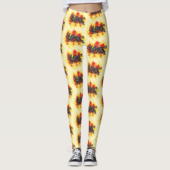 Drachenwald Leggings (Vorderseite)