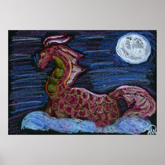 Drachenwolke Poster (Vorne)