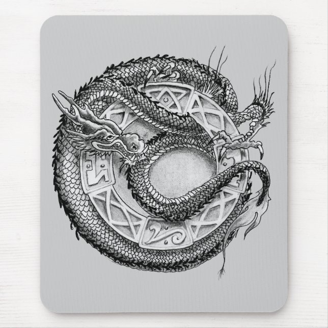 DracheOrnamental Mousepad (Vorne)
