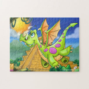 Drachepuzzlespiel