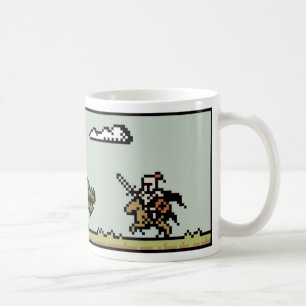 Dracheslayer-8-Bitpixel-Kunst-Tasse Kaffeetasse