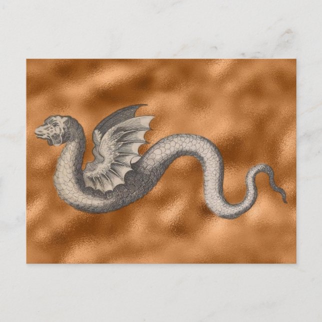 Draco alatus Apes ex Greuino Aldro Postkarte (Vorderseite)