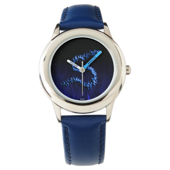 Draco Dragon Kids Bezel Stainless Steel Watch Armbanduhr (Vorderseite)