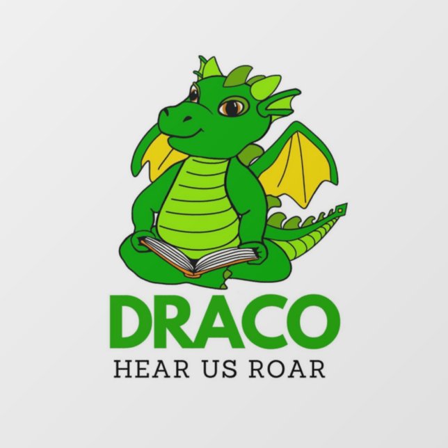 Draco-Fensterverkleidung Fensteraufkleber (Blatt)