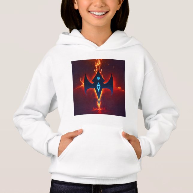 Draco le dragon adorable : Sweater Style crâne Des (Devant)
