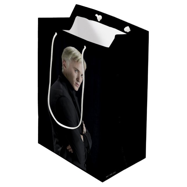 Draco Malfoy Arms Crossed Mittlere Geschenktüte (Vorderseite Schrägansicht)