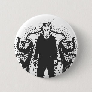 Draco Malfoy Dark Arts Design Button