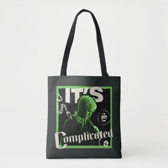 Draco Malfoy - "Es ist kompliziert" Tasche (Vorderseite)