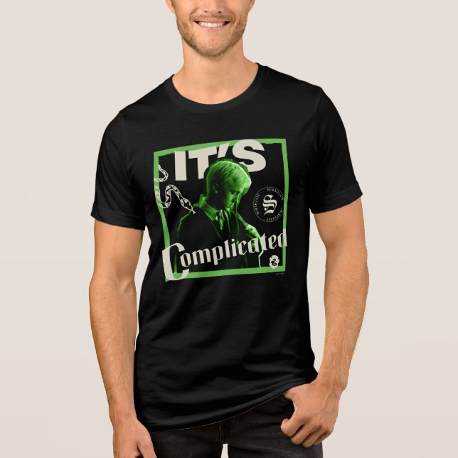 Draco Malfoy - "It's Complicated" Tri-Blend Shirt (Vorderseite)