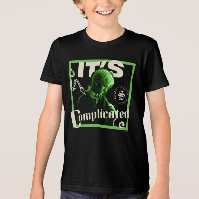 Draco Malfoy - "It's Complicated" Tri-Blend Shirt (Vorderseite)