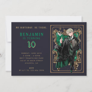 Draco Malfoy Slytherin Geburtstag Einladung