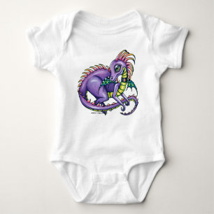 "Draco-" Regenbogen-Drache Baby Strampler