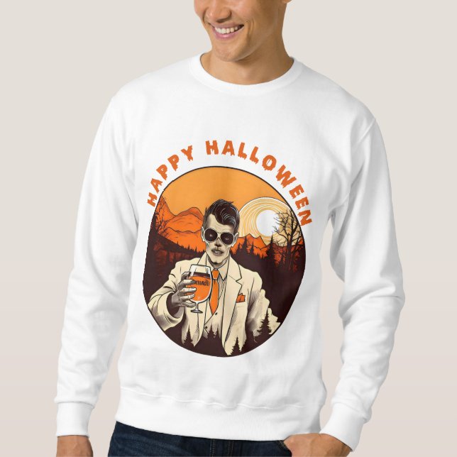 Dracola's Spooky, Halloween, Bierschrei Sweatshirt (Vorderseite)