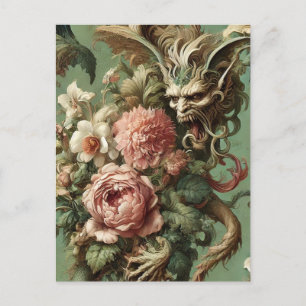 Drac's Finery - Gothic Viktorianisch Feiertagspostkarte