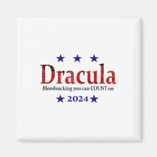 Dracula 2024 Wahl Zeichen - Sonnenlicht Halloween Magnet