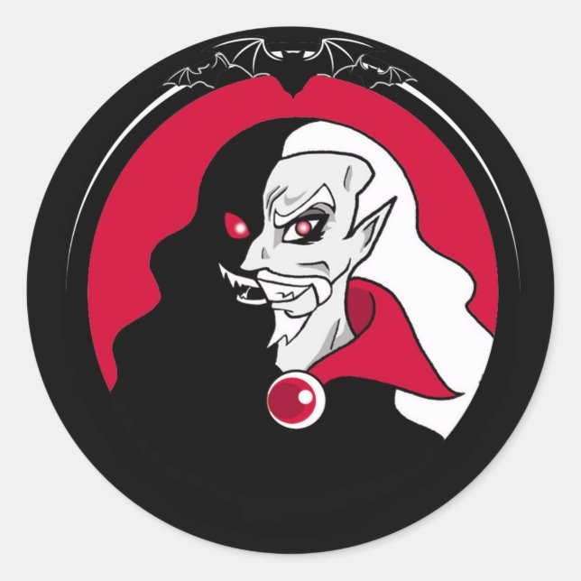 Dracula BRW Sticker (Vorderseite)