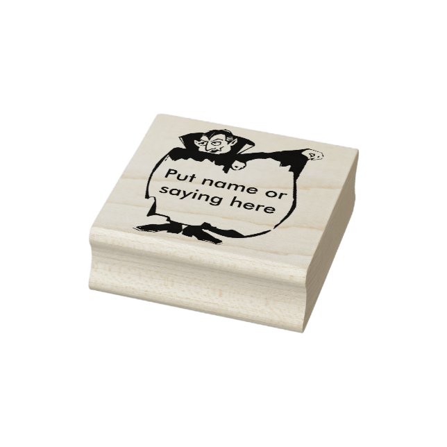 Dracula Capture leere 2 Silhouetten Kunst Briefmar Gummistempel (Stempel)