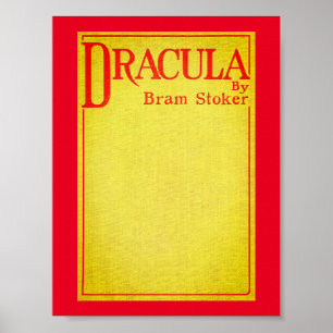 Dracula Cover der ersten Ausgabe Poster