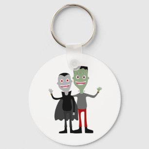 Dracula & Frankenstein Schlüsselanhänger