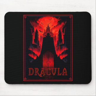 Dracula Gotischer Horror Vampire Art-halloween Vam Mousepad