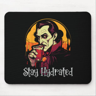 Dracula Halloween Beängstigend Trick oder Treat Sp Mousepad