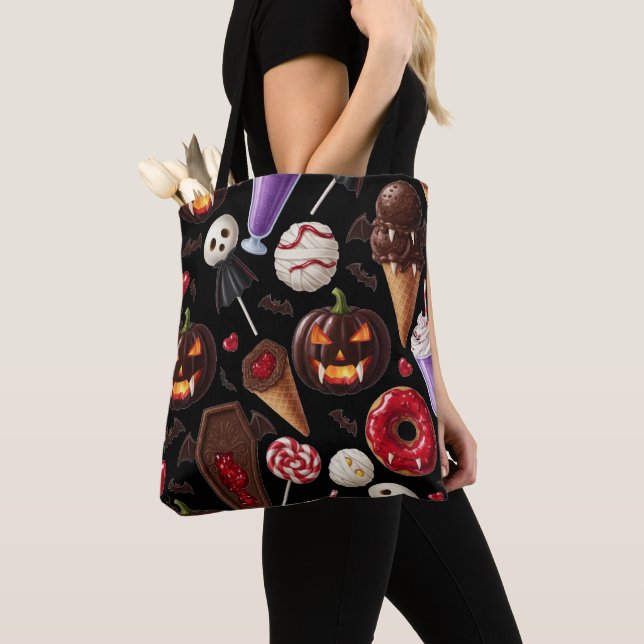 Dracula Halloween Candy Tasche (Von Nahem)