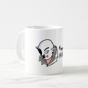 Dracula halloween kaffeetasse