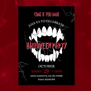 Dracula Halloween-Party Einladung