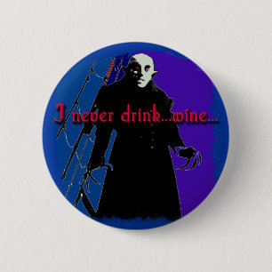 Dracula I trinken nie… Wein Button