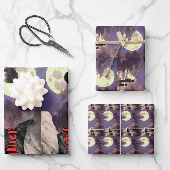 Dracula Junior - Geschenkpapier Set (Vorderseite)