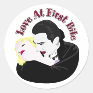 Dracula, Liebe am Anfang Runder Aufkleber