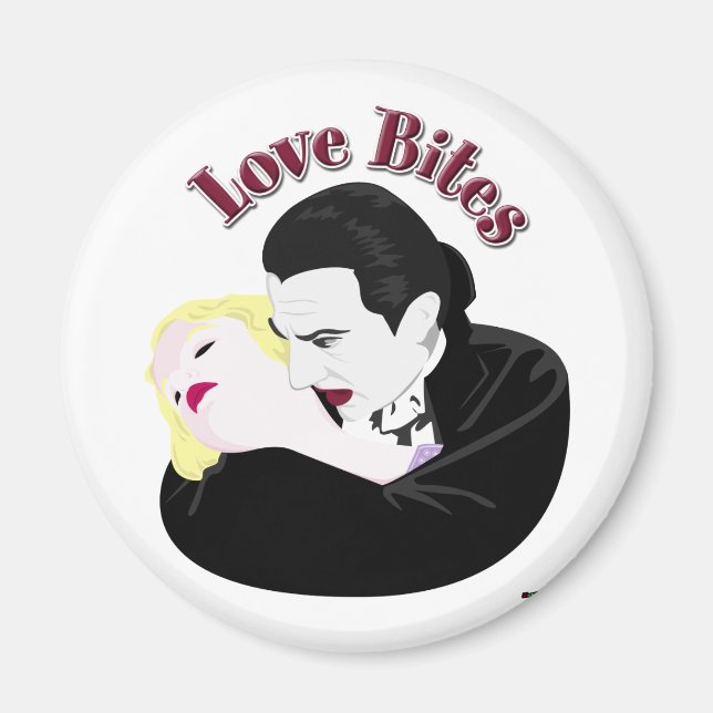 Dracula, Liebe Bites Magnet (Vorne)