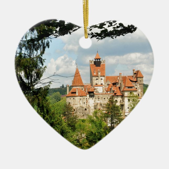 Dracula-Schloss in Siebenbürgen, Rumänien Keramik Ornament (Vorne)