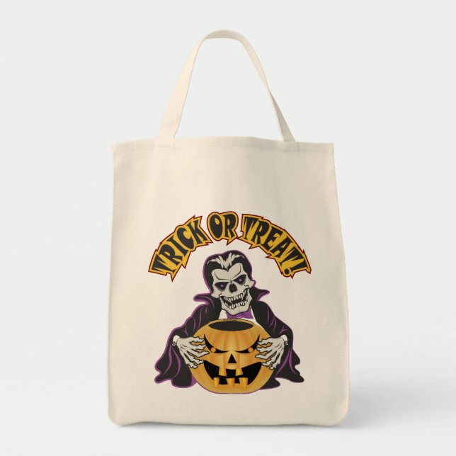 Dracula Skull Tragetasche (Vorne)