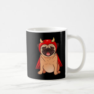 Dracula Vampir Mops Süßer Hund Halloween Kostüm Mo Kaffeetasse