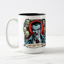 Dracula Vampir Retro-Horror-Comic Grafik